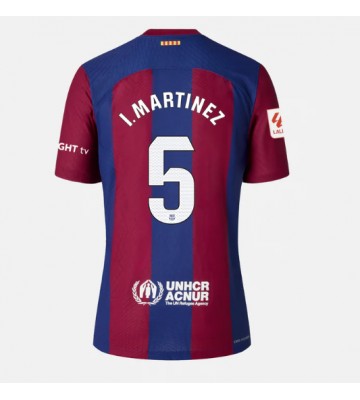 Barcelona Inigo Martinez #5 Kotipaita Naisten 2023-24 Lyhyet Hihat